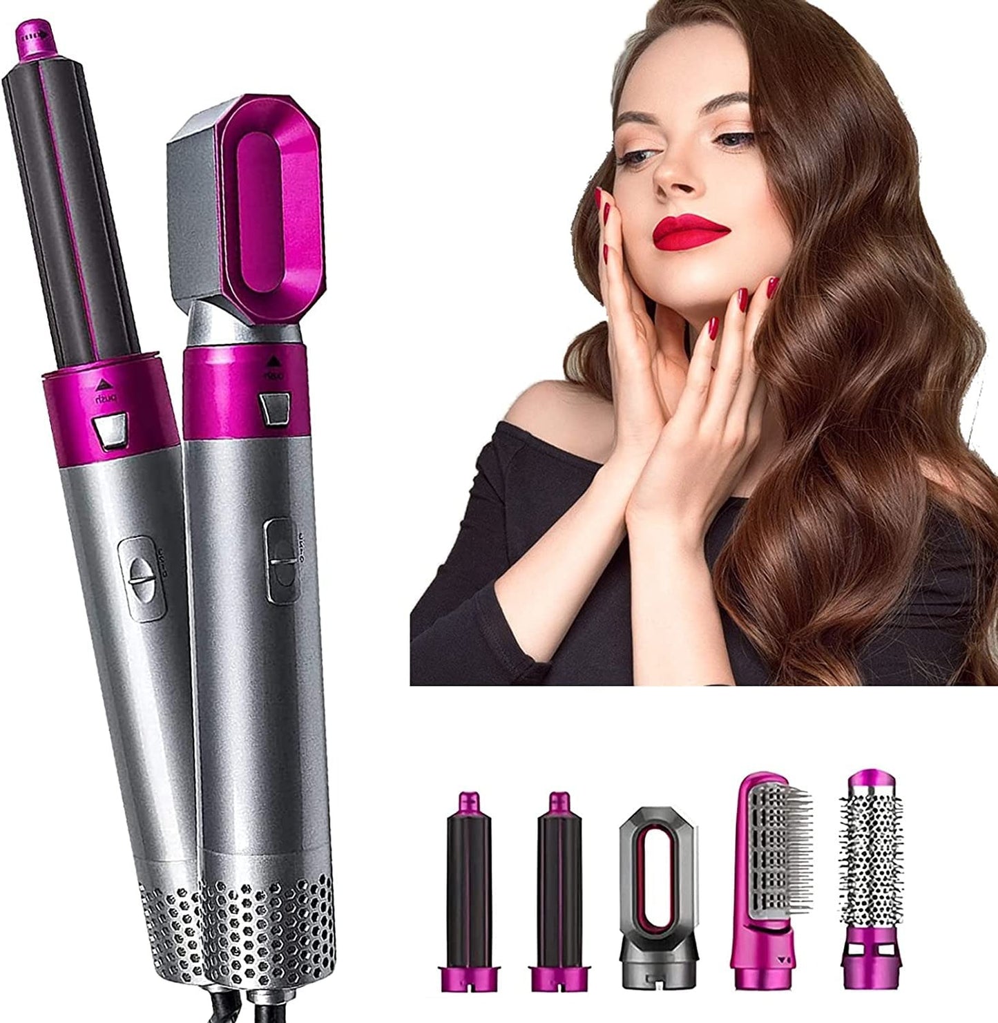 electrical hair brush 5 in 1