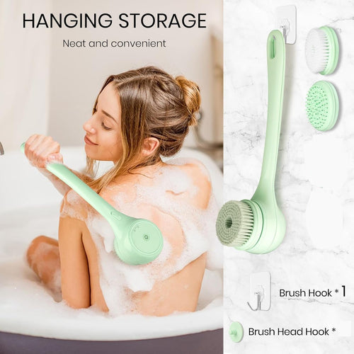 Electric Body Brush for Back and Shower Scrubber