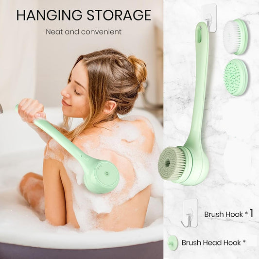 Electric Body Brush for Back and Shower Scrubber