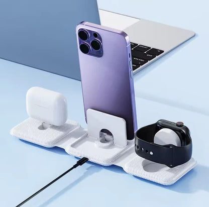 Foldable Magnetic Wireless Charger | شاحن لاسلكي مغناطيسي قابل للطي